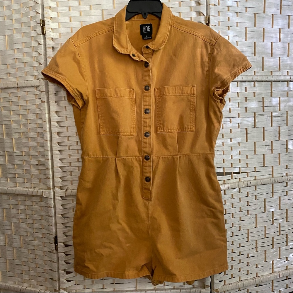 BDG mustard yellow romper